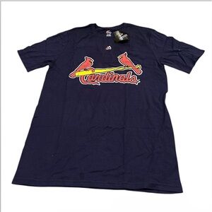 NWT! St Louis Cardinals Navy Player Carpenter Tshirt Boys Size XL